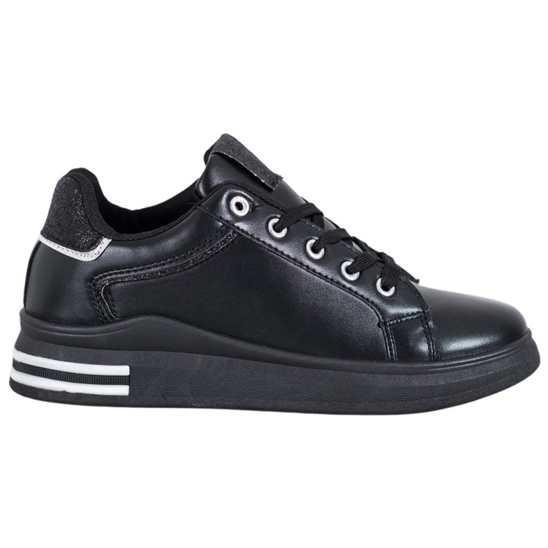 Diamantique Black Sport Shoes
