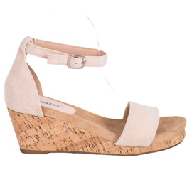 Seastar Wedge Sandals brown