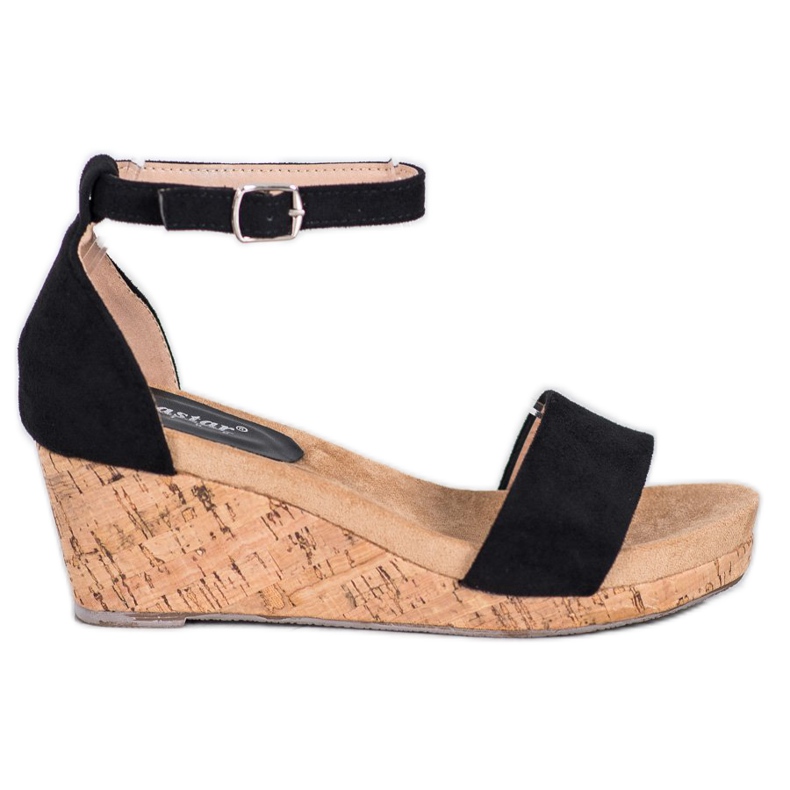 Seastar Wedge Sandals black