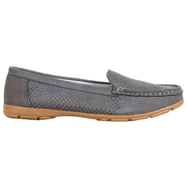 Leather Loafers With VINCEZA glitter grey Leather Loafers With VINCEZA glitter grey