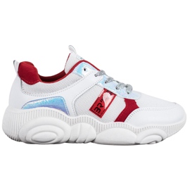 SHELOVET Comfortable Sports Shoes white