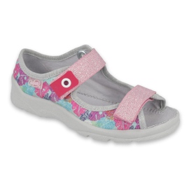 Befado children's shoes 969Y149 pink grey Befado children's shoes 969Y149 pink grey
