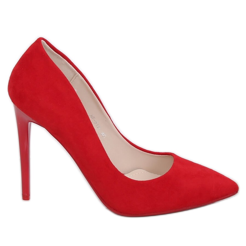 Pumps on a red NF-51P Red pin