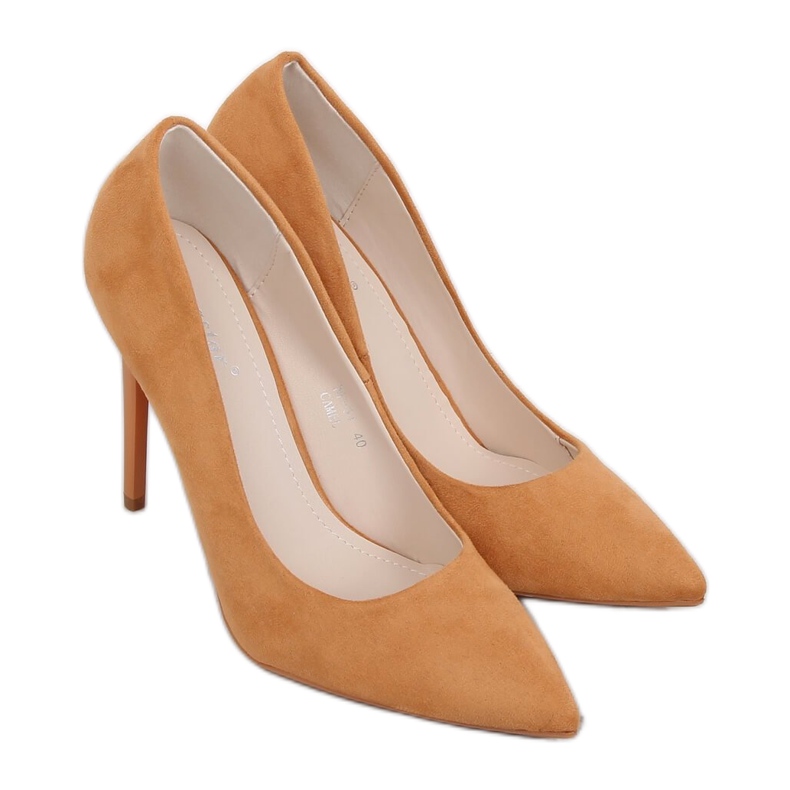 Pumps on a camel NF-51P Camel brown multicolored