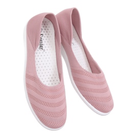 Pink mesh ballerinas IC03 Old Pink