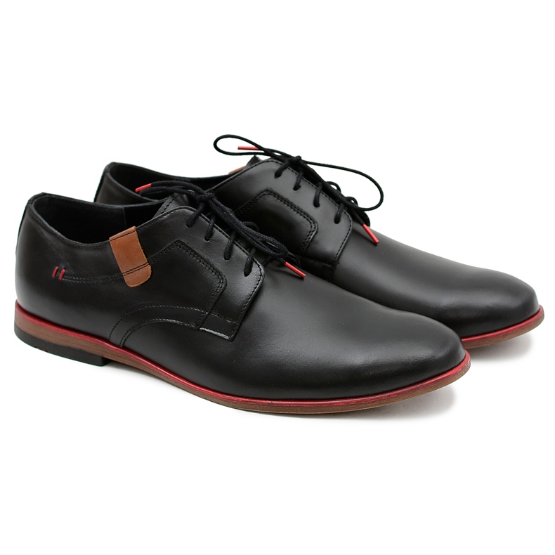 Bednarek Polish Shoes Men's Brogues Bednarek Elegant Leather Black Nikolas