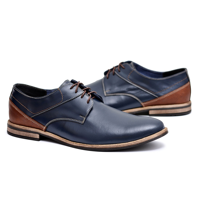 Bednarek Polish Shoes Men's Brogues Bednarek Elegant Leather Navy Blue Marcelo Bednarek Polish Shoes Men's Brogues Bednarek Elegant Leather Navy Blue Marcelo