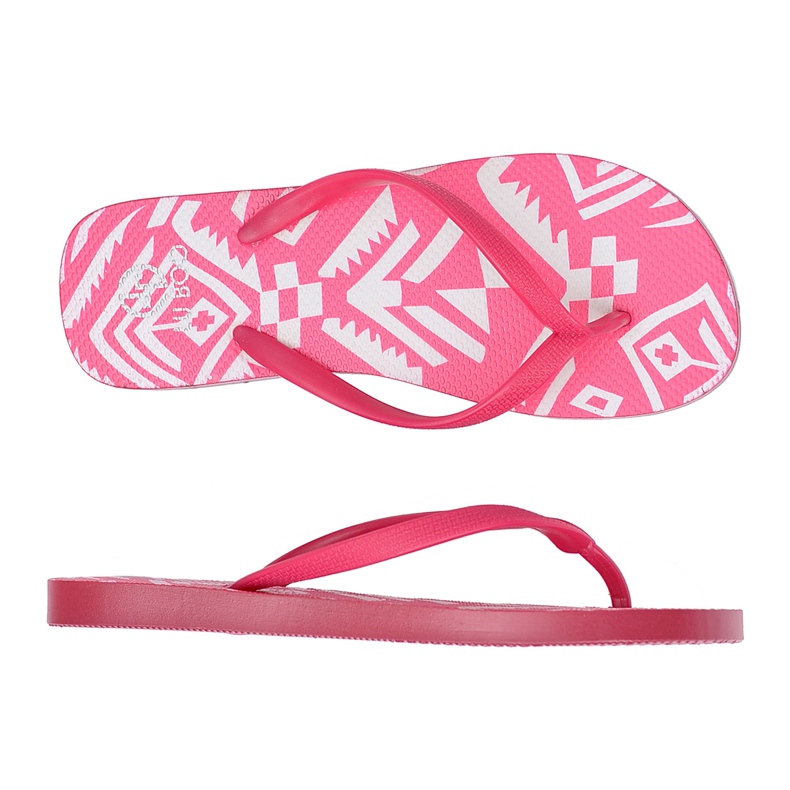 Lu Boo | Pink Women's Aztec Havanna flip flops