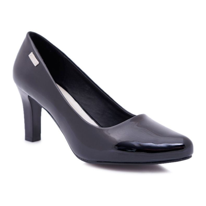 Women's pumps Sergio Leone Black Lacquered Orsola Women's pumps Sergio Leone Black Lacquered Orsola