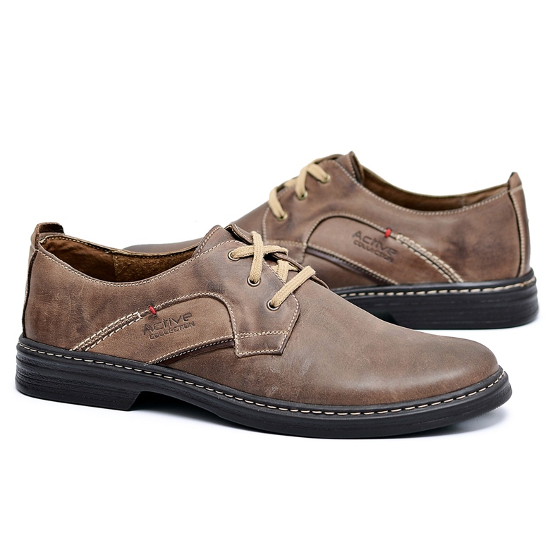Joker Men's Brown Leather Shoes Fernando