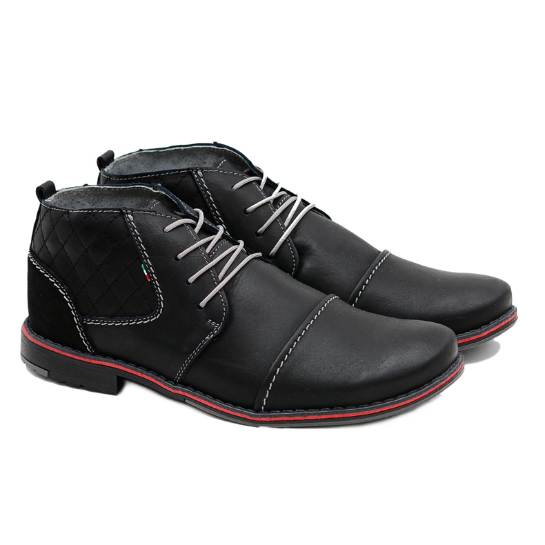 Gino Tuzzi Danny Black Leather High Shoes