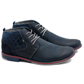 Gino Tuzzi Grenade Men's Leather Shoes Graziano navy blue
