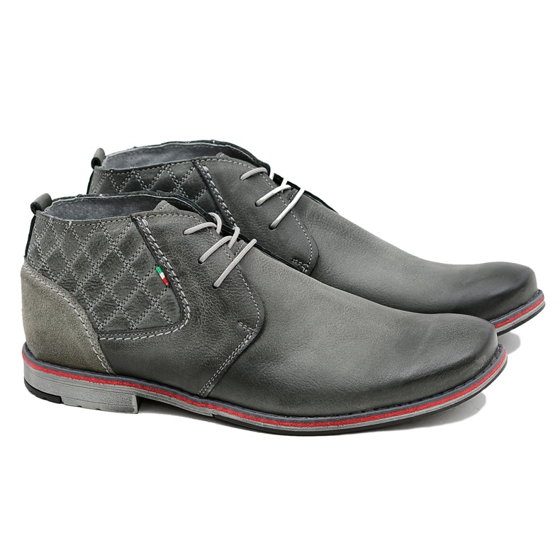 Gino Tuzzi Gray Men's Leather Shoes Graziano grey Gino Tuzzi Gray Men's Leather Shoes Graziano grey