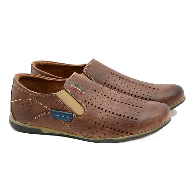 Gino Tuzzi Brown Men's Slip-on Artigiana shoes