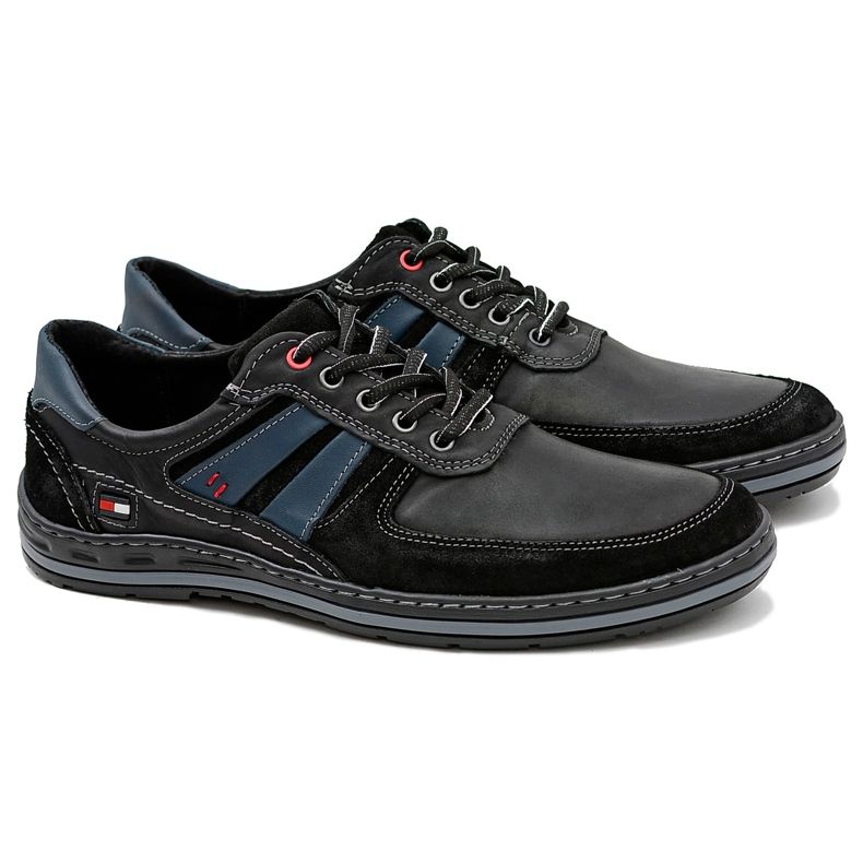 KOMODO Black Leather Shoes from Nestor