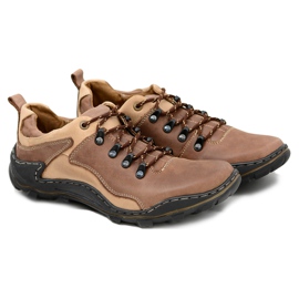 Mario Boschetti Johnny Brown Leather Trekking Shoes Mario Boschetti Johnny Brown Leather Trekking Shoes