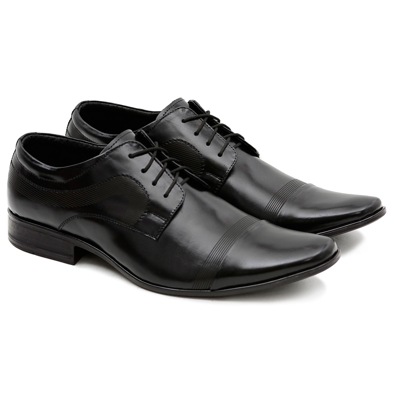Mario Boschetti Men's Black Formal Shoes Pablo