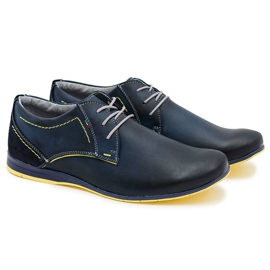Gino Tuzzi Navy Blue Men's Casual Badoo shoes Gino Tuzzi Navy Blue Men's Casual Badoo shoes