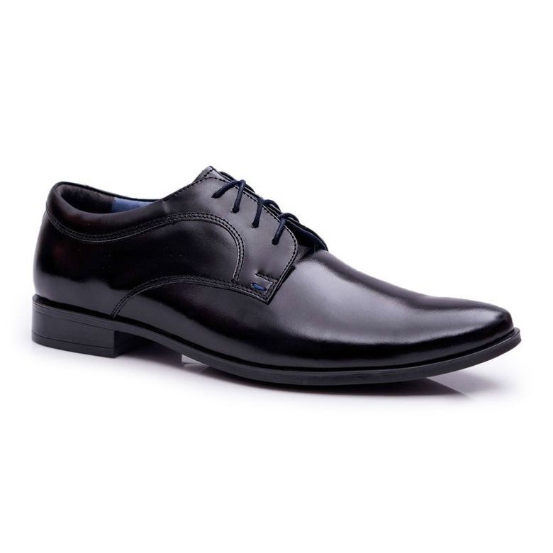 Bednarek Polish Shoes Men's Brogues Bednarek Elegant Lacquered Leather Black Gaspare