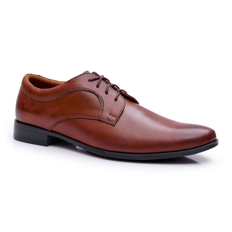 Bednarek Polish Shoes Men's Brogues Bednarek Elegant Leather Brown Gaspare