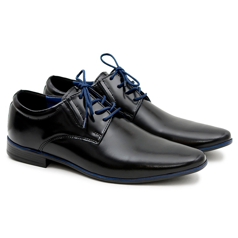 Mateos Marcello Black Men's Formal Shoes