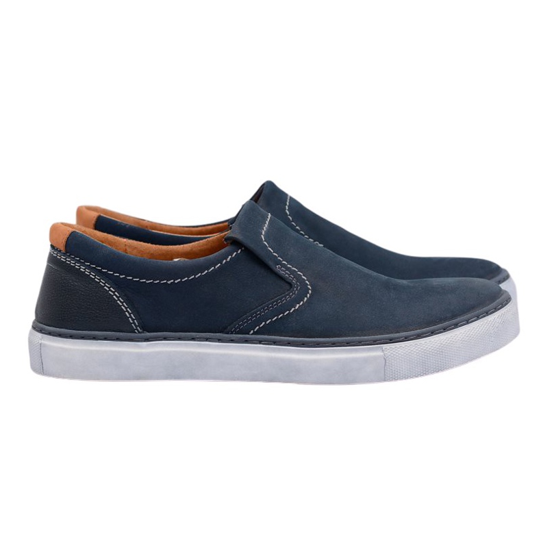 Neex | Polish Slip-On Leather Men's Jazzy Shoes navy blue Neex | Polish Slip-On Leather Men's Jazzy Shoes navy blue