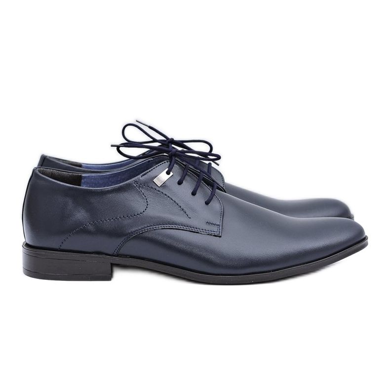 Mario Boschetti Elegant Navy Blue Formal Shoes Damaso