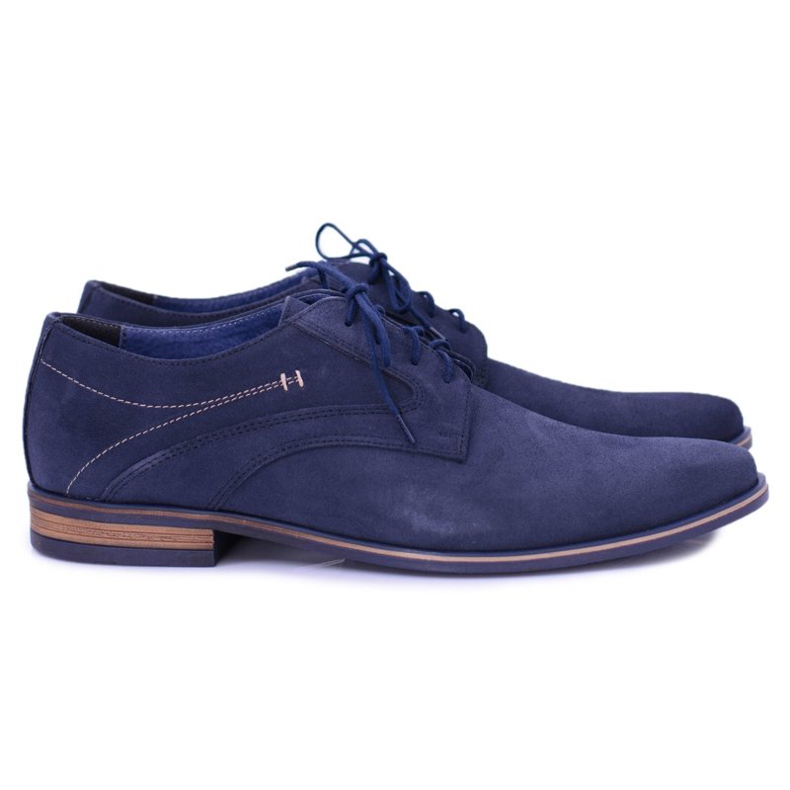 Bednarek Polish Shoes Men's Brogues Bednarek Elegant Leather Suede Navy Blue Eligio Bednarek Polish Shoes Men's Brogues Bednarek Elegant Leather Suede Navy Blue Eligio