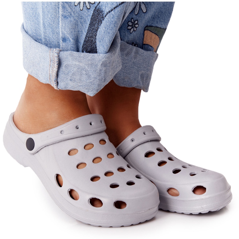 Flameshoes Women's Gray Foam Eva Slippers grey