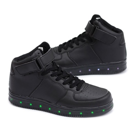 Vico Women's CrazyLights Black Glowing Sport Shoes