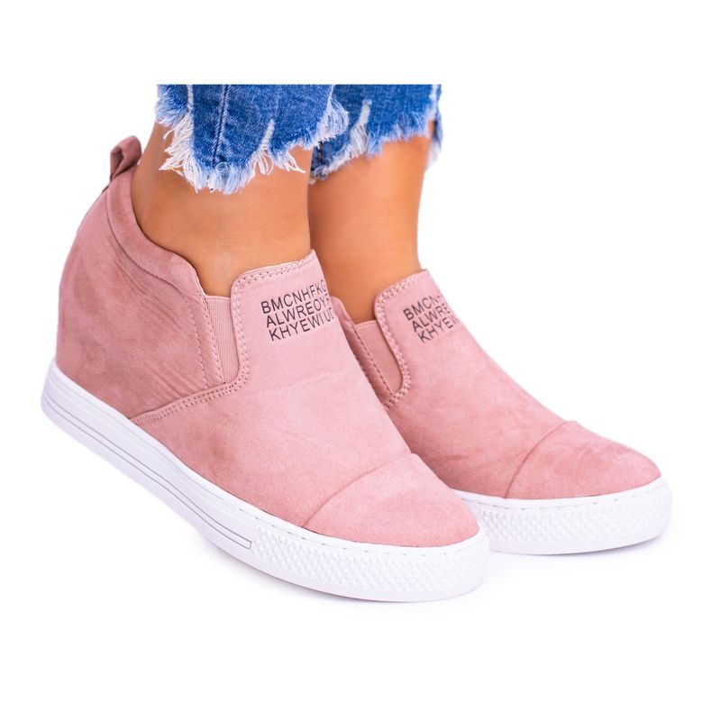 Women's Snekers Sneakers Lu Boo Slip-on Pink Kaori