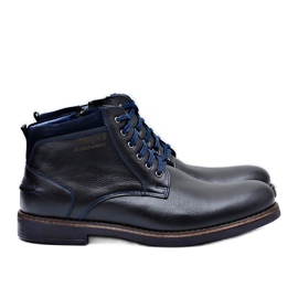 Nikopol Men's Boots Leather Warm Black Shoes Piere Nikopol Men's Boots Leather Warm Black Shoes Piere