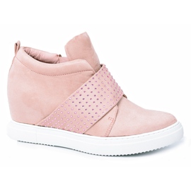 Women's Sneakers Pink Lu Boo Sequins PinkSugar
