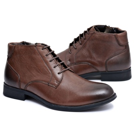 EVE Men's Boots, Leather, Brown Artemigo shoes