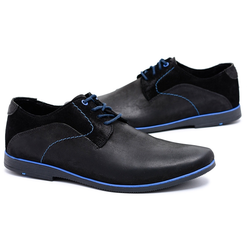 Mario Boschetti Black Leather Men's Penegro Shoes Mario Boschetti Black Leather Men's Penegro Shoes