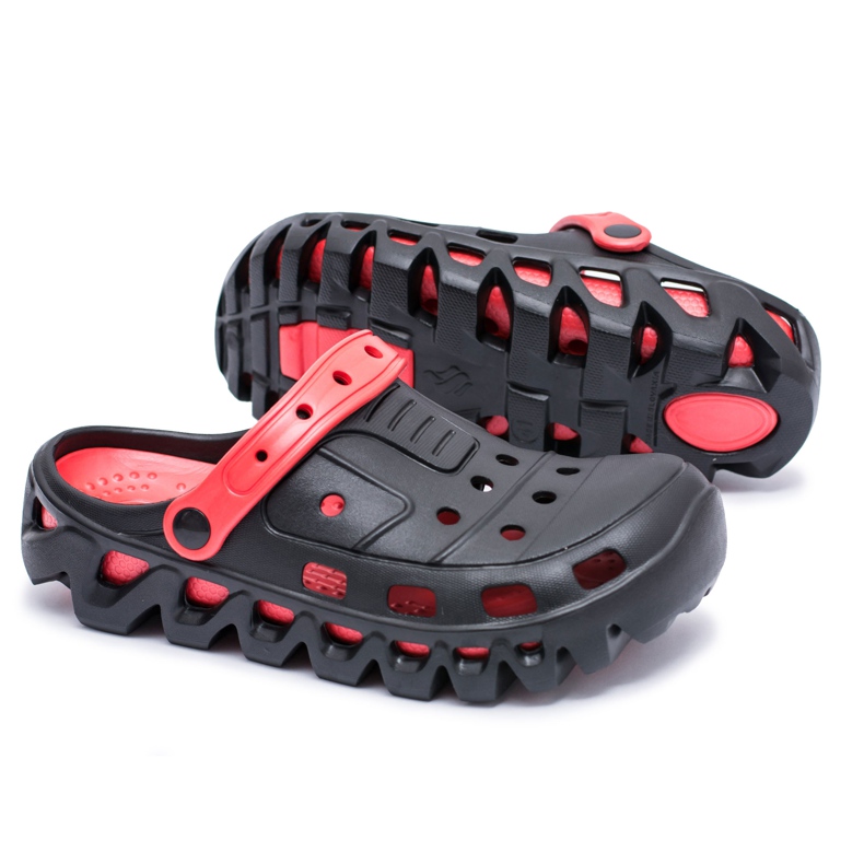 Flameshoes Black Men's Garden Light Slippers Kroks Eva red Flameshoes Black Men's Garden Light Slippers Kroks Eva red