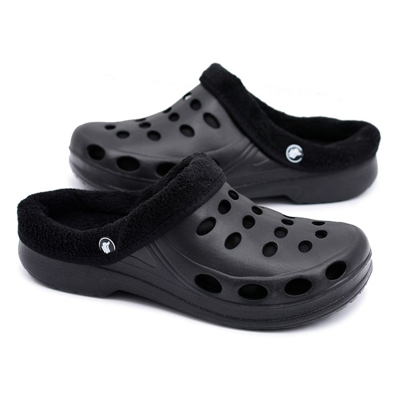 Flameshoes Women's Slippers Warm Black Kroks Eva