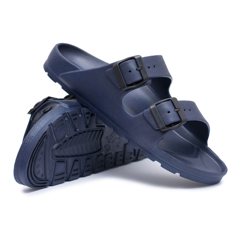 Flameshoes Men's Navy Blue Garden Light Slippers