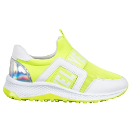 Seastar Slipons On The Love Platform white green