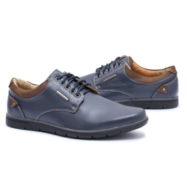 Men's Efrato Navy Blue Brogues