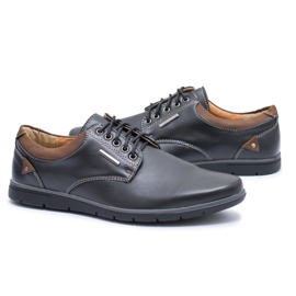 Men's black Efrato shoes Men's black Efrato shoes