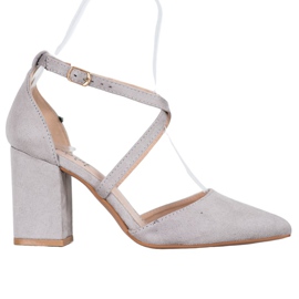Seastar Gray Suede Pumps grey