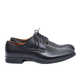 Elegant Men's Black Formal Shoes Damoste