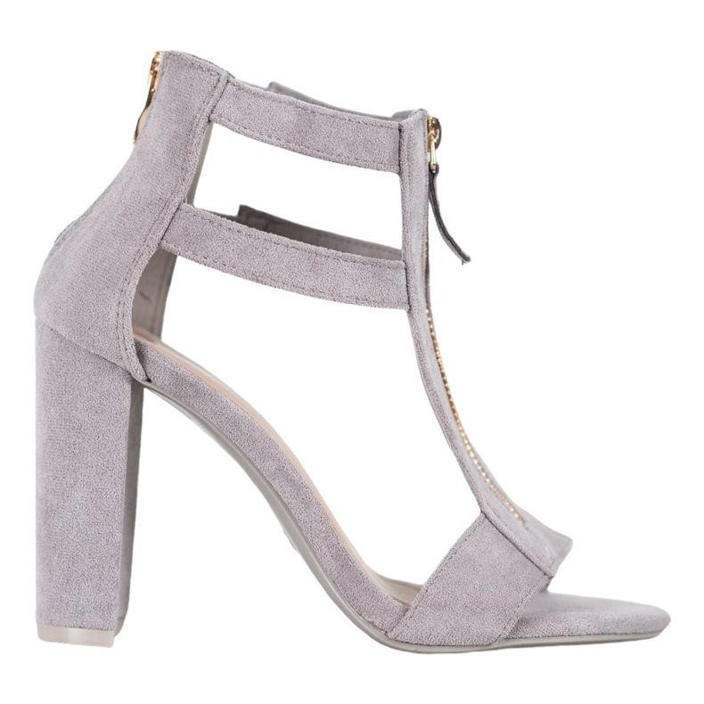 Seastar Sandals With A Zipper grey