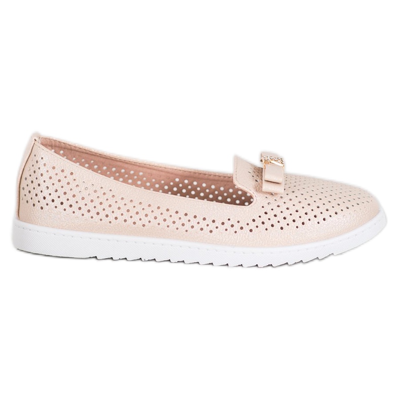 Weide Openwork Lords With Ornament beige