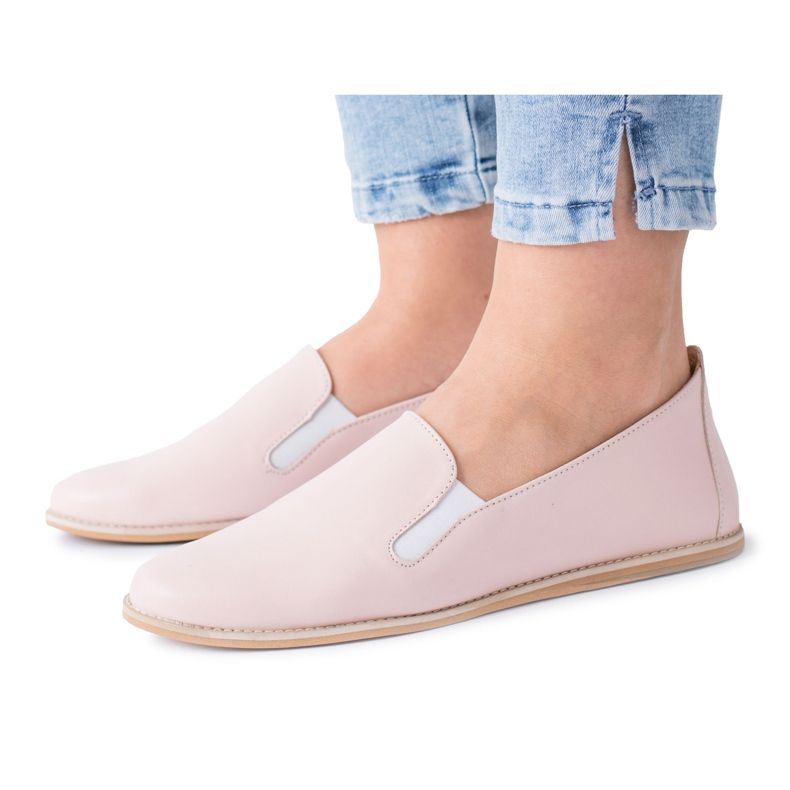 Butmil Women's Pink Pastel Ballerinas Fresca Leather