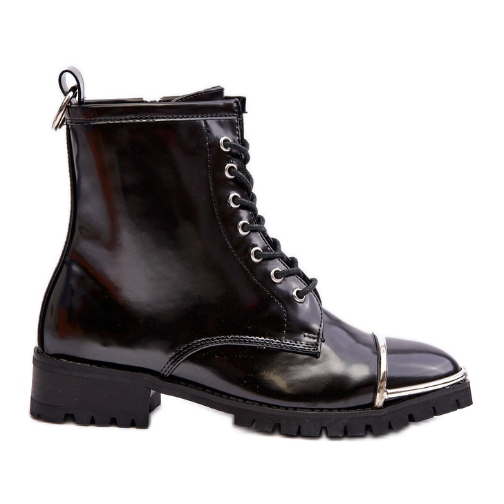 Women's boots Lu Boo Black Workers with a steel frame Jacksy