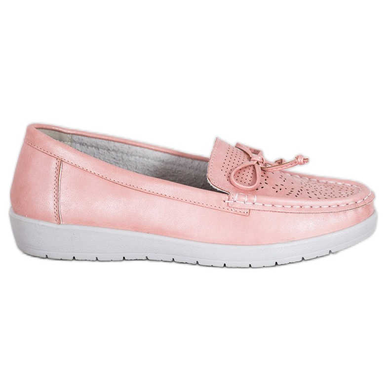 SHELOVET Comfortable loafers pink