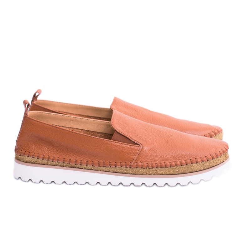Perlugo Brown Men's Leather Loafers