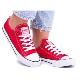 Big Star Women's Red Sneakers T274020